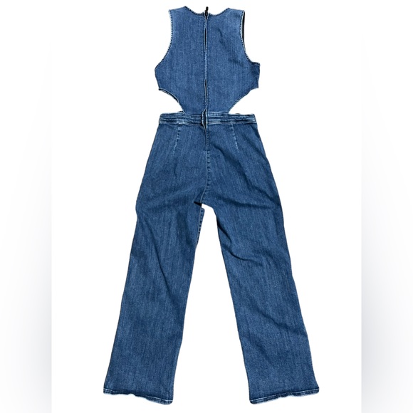 3x1 Revolve Cross Body Danny Jumpsuit, Denim Jumpsuit, Jumpsuit Romper - Picture 3 of 14